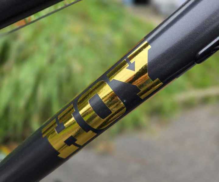 Bike overlooking Exe estuary in Topsham